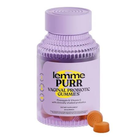 Lemme Purr Balance™ — Gomitas Probióticas para Bienestar Íntimo