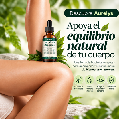 AURELYS DRAIN™
Lymphatic Drainage Support
Apoya el equilibrio natural de tu cuerpo.