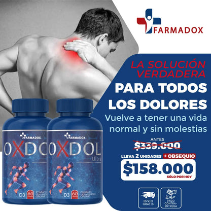 Oxdol Ultra® Suplemento Efectivo para Aliviar el Dolor y Devolverte la Libertad