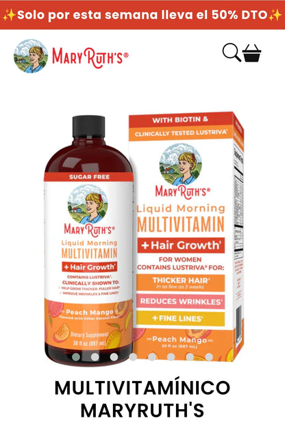 MARY RUTH´S  FRASCO 887 ML