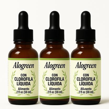 Alogreen™ Clorofila en Gotas | Detox Natural, Bienestar Digestivo y Aliento Fresco