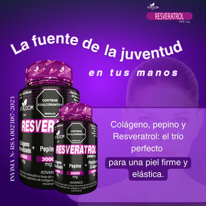 RESVERATROL FRASCO X 60 TBL MASTICABLES  VITALCOM